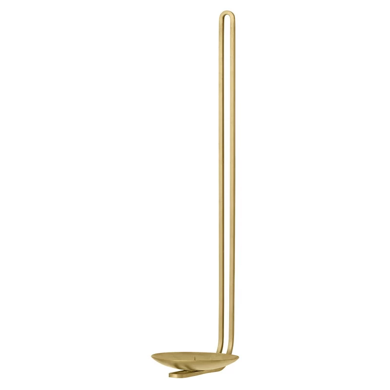 MENU Clip Wall Candle Holder, 34 Cm, Brass 1 MENU Clip Wall Candle Holder, 34 Cm, Brass