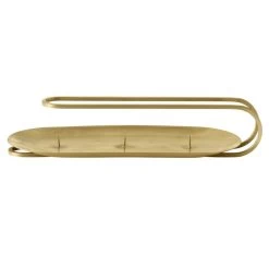 MENU Clip Candle Holder, 3-arm, Brass