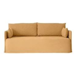 MENU Offset 2-seater Sofa With Loose Cover, Wheat