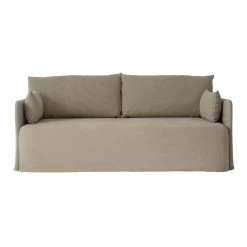 MENU Offset 2-seater Sofa With Loose Cover, Poppy Seed
