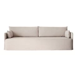 MENU Offset 3-seater Sofa With Loose Cover, Oat