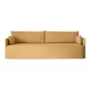 MENU Offset 3-seater Sofa With Loose Cover, Wheat