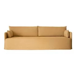 MENU Offset 3-seater Sofa With Loose Cover, Wheat