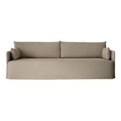 MENU Offset 3-seater Sofa With Loose Cover, Poppy Seed