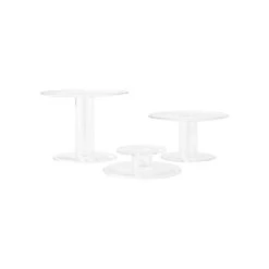 MENU Abacus Candle Holder, 2,3 Cm, Clear Glass -Furniture Deals Store Menu 4411002 4412002 4413002 Abacus Candle Holder ee 2