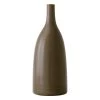 MENU Strandgade Stem Ceramic Vase, Olive Green