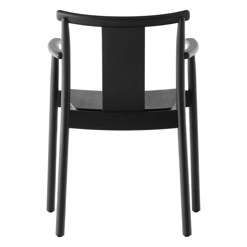 MENU Merkur Dining Chair With Armrest, Black Oak - Image 3