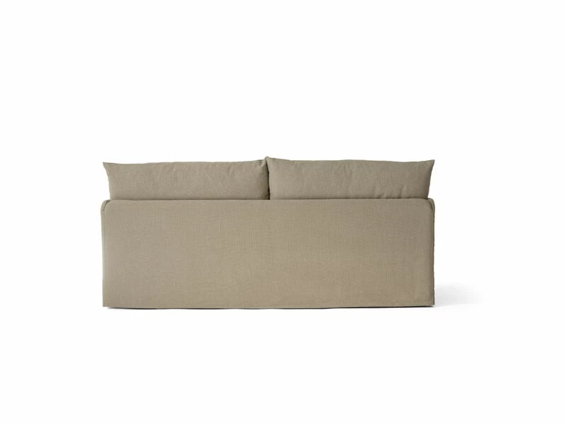 MENU Offset 2-seater Sofa With Loose Cover, Poppy Seed 2 MENU Offset 2-seater Sofa With Loose Cover, Poppy Seed - Image 2