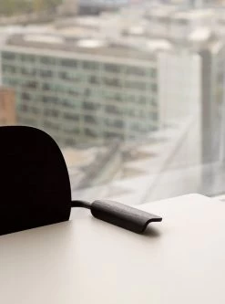 MENU Co Chair With Armrests, Black Oak - Black Leather -Furniture Deals Store The Chard5645