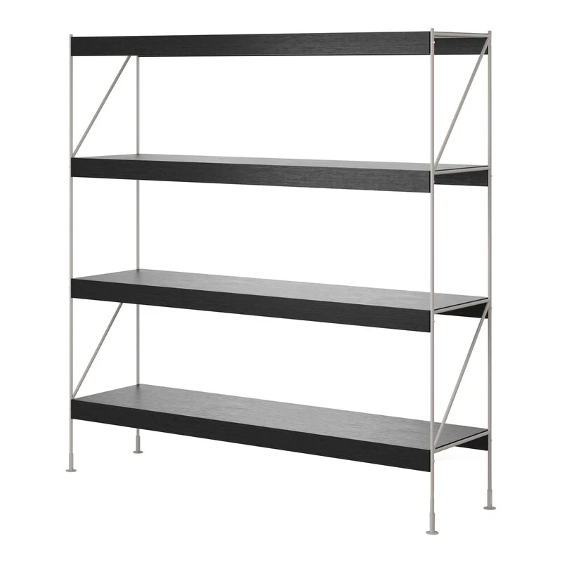 MENU Zet Storage System, H158, Ivory Steel - Black Oak 1 MENU Zet Storage System, H158, Ivory Steel - Black Oak