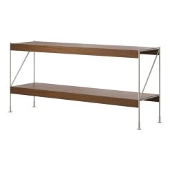 MENU Zet Storage System, H70, Ivory Steel - Dark Stained Oak