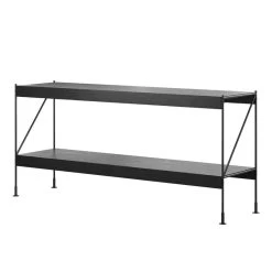 MENU Zet Storage System, H70, Black Steel - Black Oak
